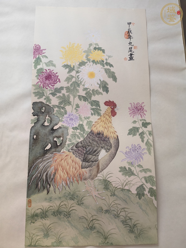 古玩字畫工筆花鳥作品真品鑒賞圖