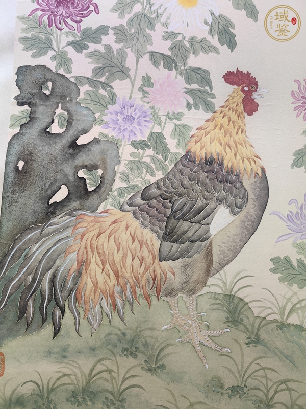 古玩字畫工筆花鳥作品真品鑒賞圖