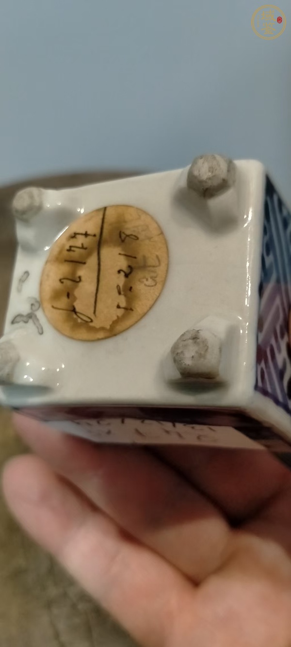古玩陶瓷晚清青花香薰爐真品鑒賞圖