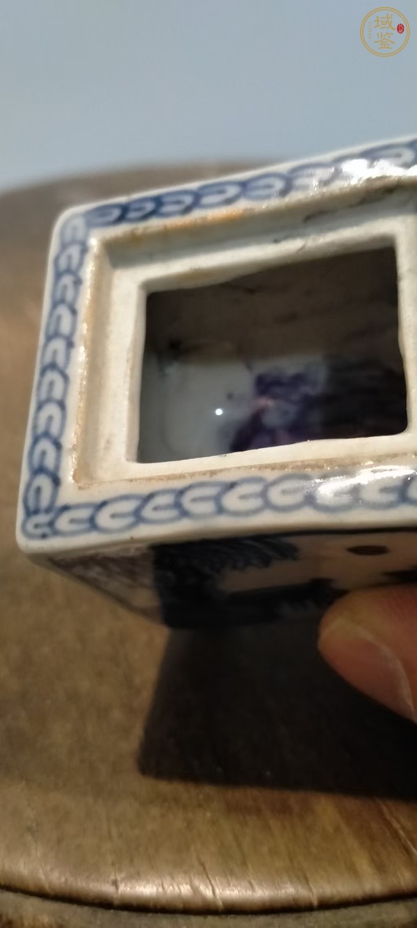 古玩陶瓷晚清青花香薰爐真品鑒賞圖