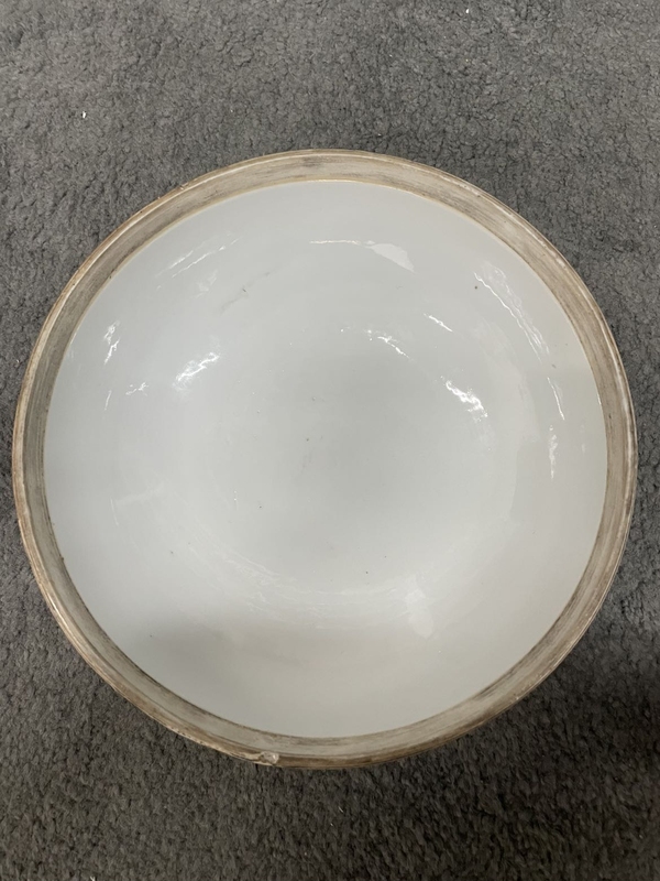 古玩陶瓷清晚期 五彩人物紋捧盒拍賣，當(dāng)前價格26000元