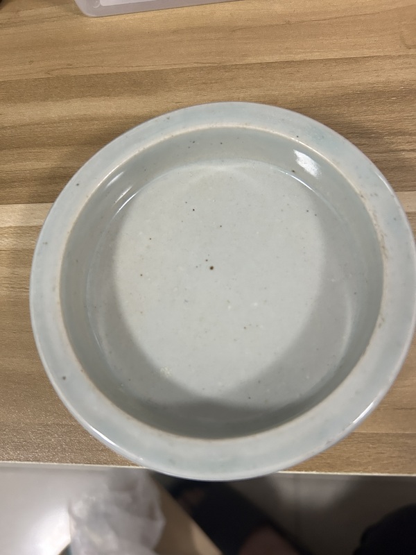 古玩陶瓷青釉洗拍賣(mài)，當(dāng)前價(jià)格2500元