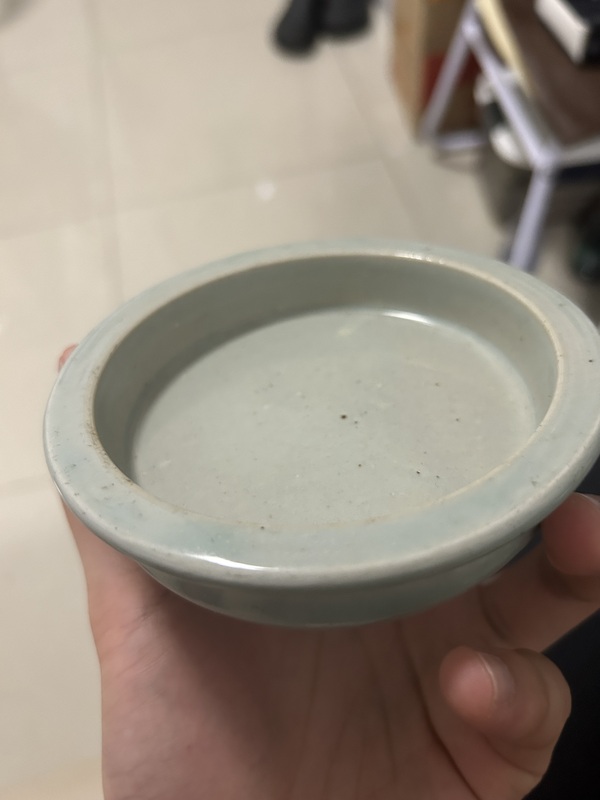 古玩陶瓷青釉洗拍賣(mài)，當(dāng)前價(jià)格2500元