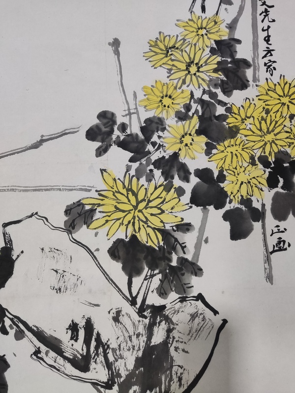 古玩字畫已故河南名家?guī)焽鴹?東籬秋色拍賣,當(dāng)前價格695元