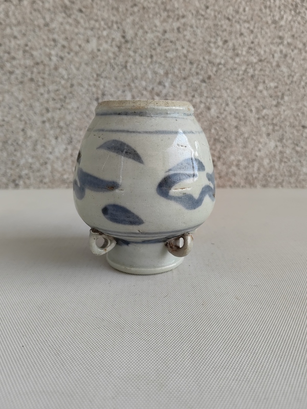 古玩陶瓷青花花卉紋執壺拍賣,當前價格580元
