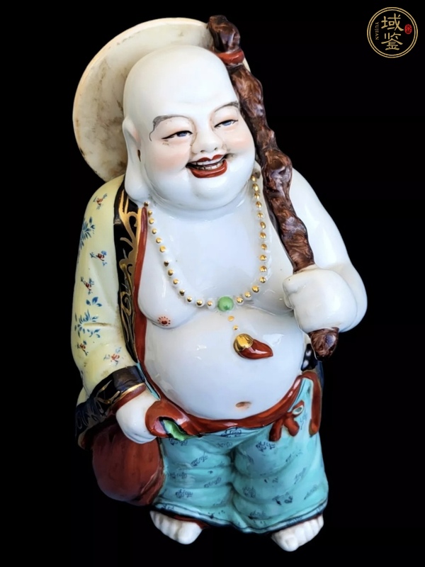 古玩陶瓷彌勒佛塑像真品鑒賞圖