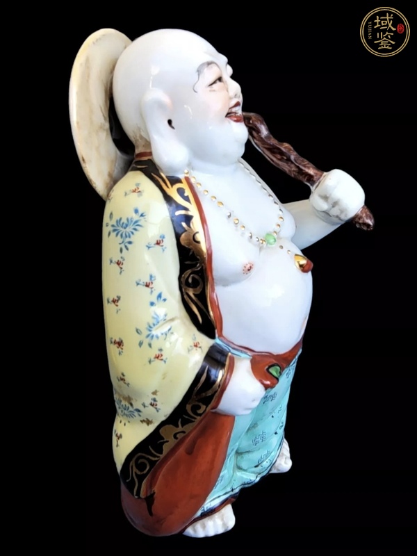 古玩陶瓷彌勒佛塑像真品鑒賞圖