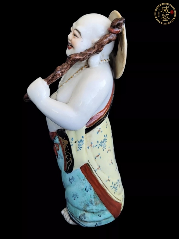 古玩陶瓷彌勒佛塑像真品鑒賞圖