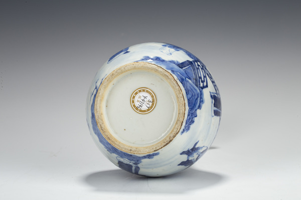 古玩陶瓷清光緒·青花十二花神人物紋撇口瓶拍賣,當前價格1940元
