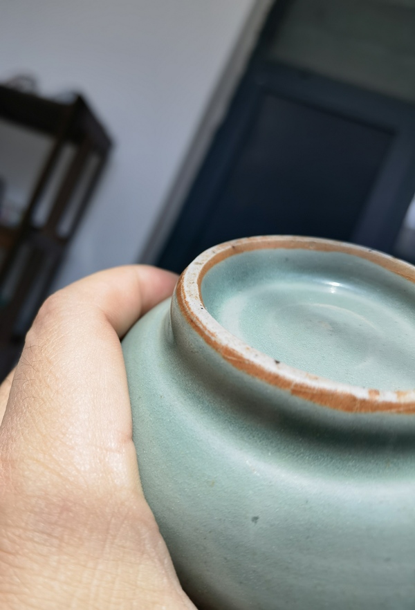 古玩陶瓷南宋龍泉窯殘器拍賣,當前價格2800元