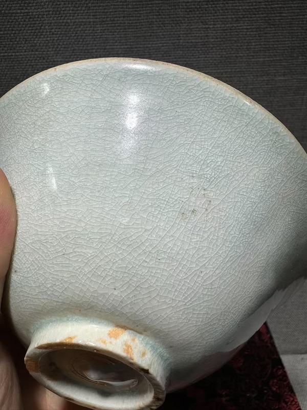 古玩陶瓷青白釉印花碗拍賣,當前價格7000元