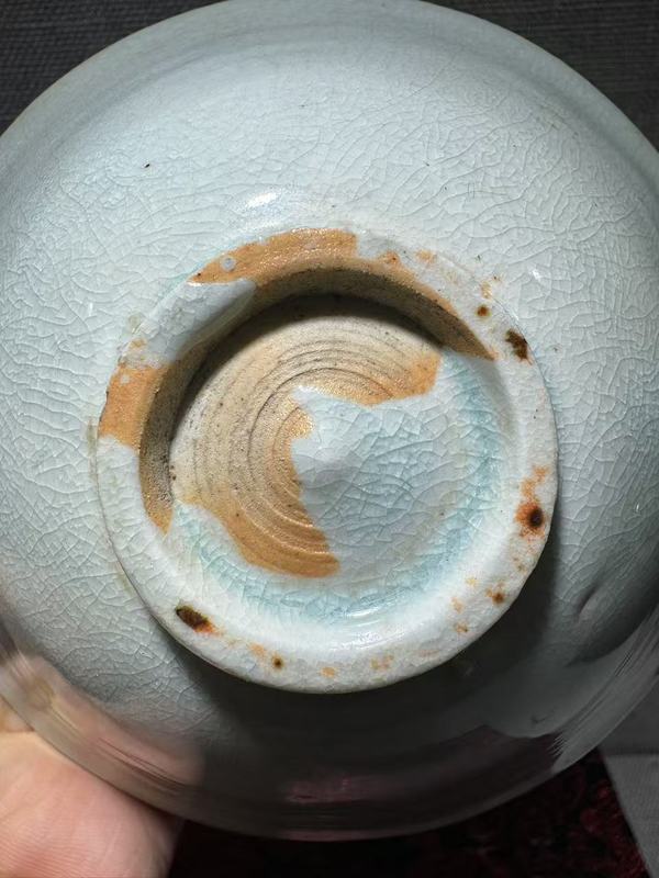 古玩陶瓷青白釉印花碗拍賣,當前價格7000元