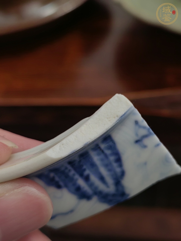 古玩陶瓷青花瓷片真品鑒賞圖