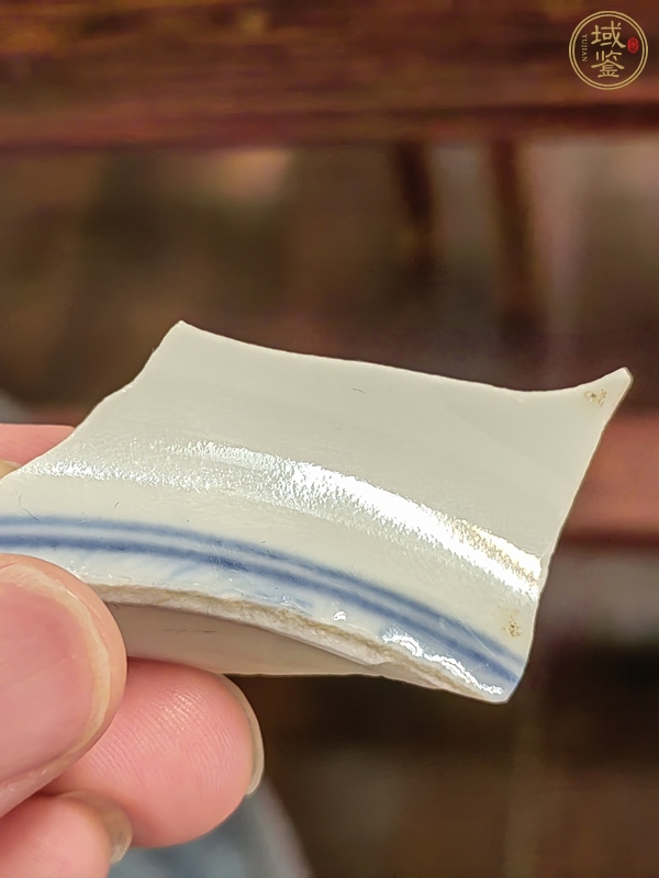 古玩陶瓷青花瓷片真品鑒賞圖