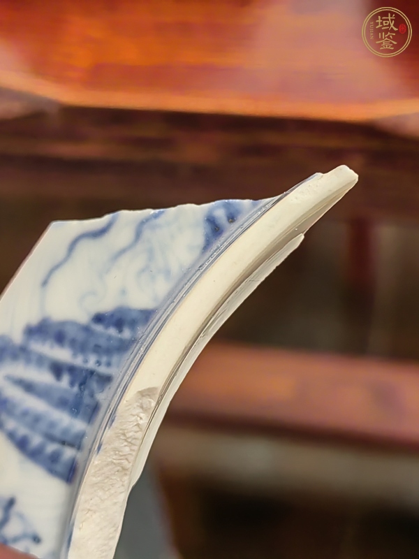 古玩陶瓷青花瓷片真品鑒賞圖