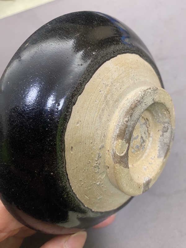 古玩陶瓷黑釉大碗拍賣，當前價格2650元
