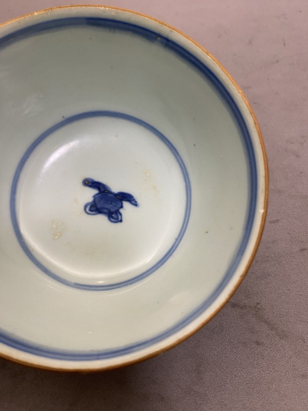 古玩陶瓷青花花卉茶碗拍賣,當前價格3880元
