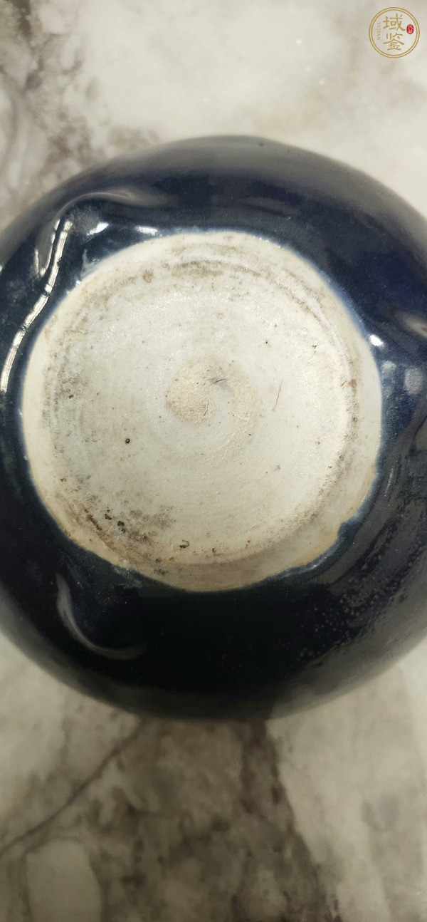 古玩陶瓷霽藍(lán)釉香爐真品鑒賞圖