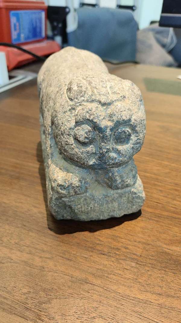 古玩雜項青石虎拍賣,當前價格12000元