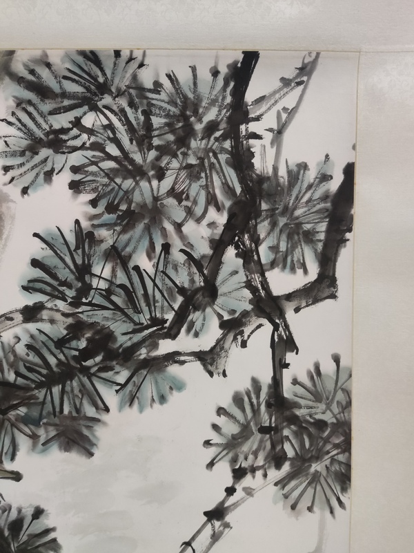 古玩字畫手工精裱河南名家康華峰 松鶴延年拍賣,當(dāng)前價格1288元