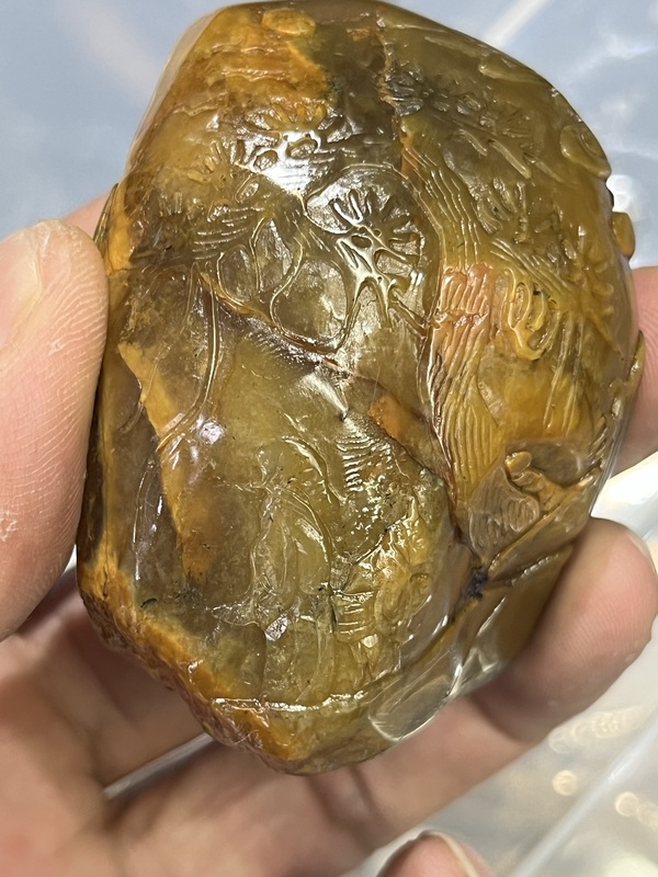 古玩雜項壽山田黃石擺件拍賣,當前價格3600元