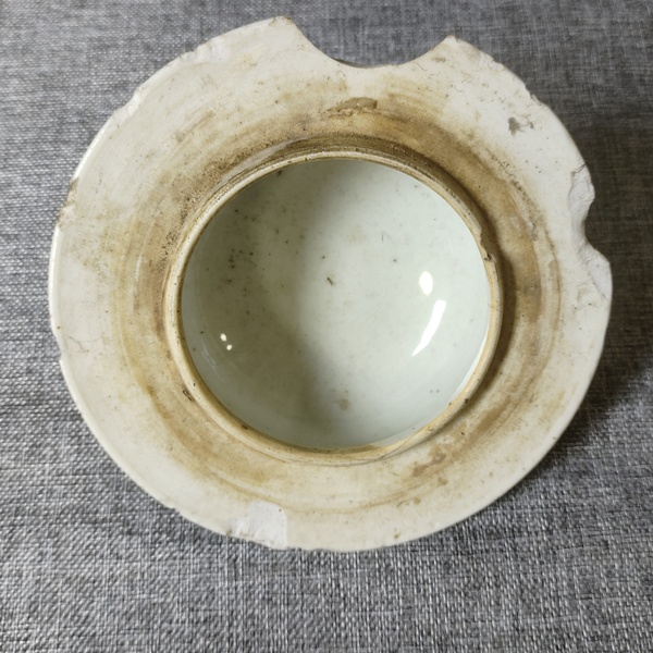 古玩陶瓷青花纏枝花囍字紋將軍罐拍賣，當前價格1680元