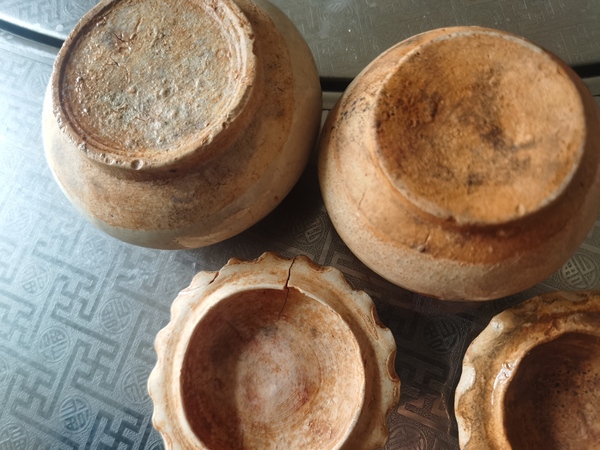 古玩陶瓷吉州窯 景德鎮(zhèn)窯 剔花月影梅荷葉蓋罐拍賣，當前價格4800元