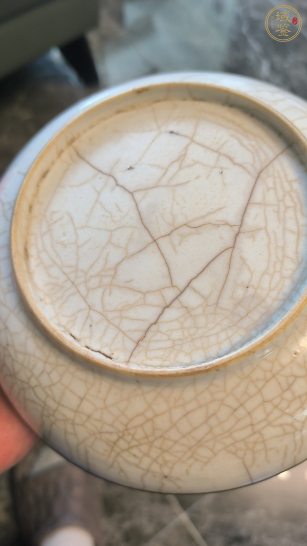 古玩陶瓷青花山水樓閣盤真品鑒賞圖