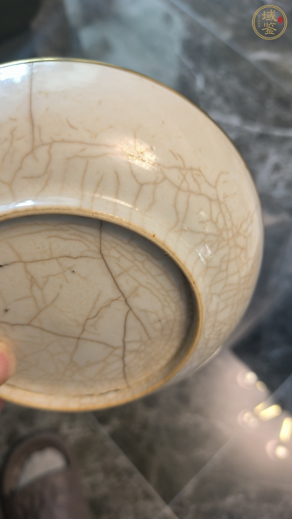 古玩陶瓷青花山水樓閣盤真品鑒賞圖