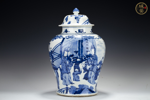 古玩清康熙·青花四妃十六子紋將軍罐
真品鑒賞圖