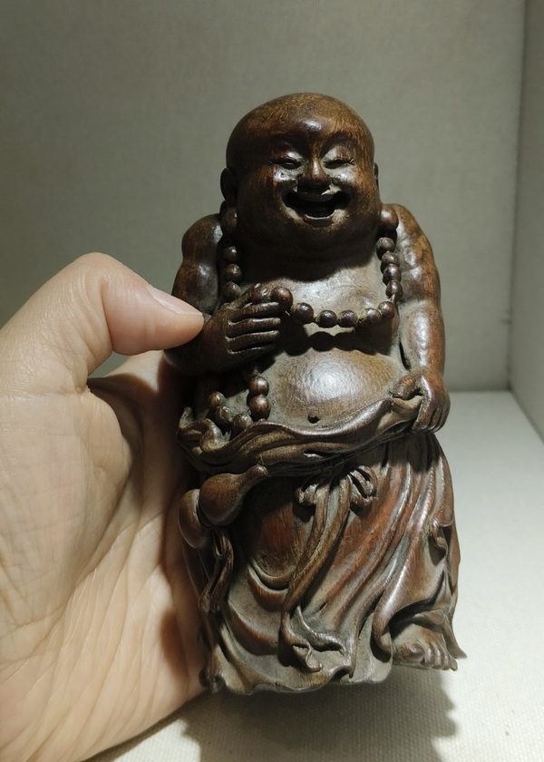 古玩轉(zhuǎn)賣(mài)竹雕羅漢拍賣(mài)，當(dāng)前價(jià)格0元