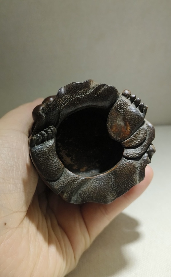 古玩雜項竹雕羅漢拍賣，當前價格6800元