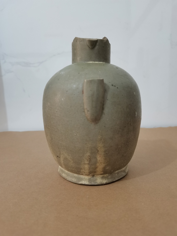 古玩陶瓷越窯青釉執(zhí)壺拍賣，當(dāng)前價格0元