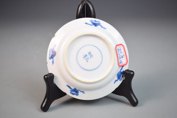 古玩陶瓷康熙青花教子圖盤拍賣，當(dāng)前價格1600元