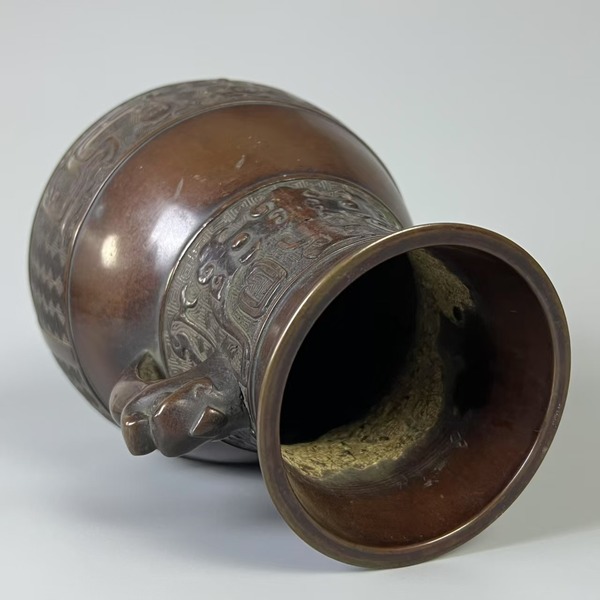 古玩銅器銅尊拍賣,當前價格6300元