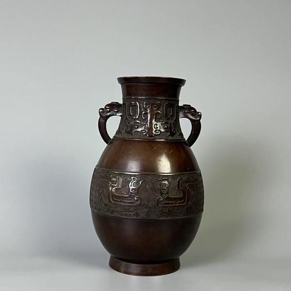 古玩銅器銅尊拍賣,當前價格6300元
