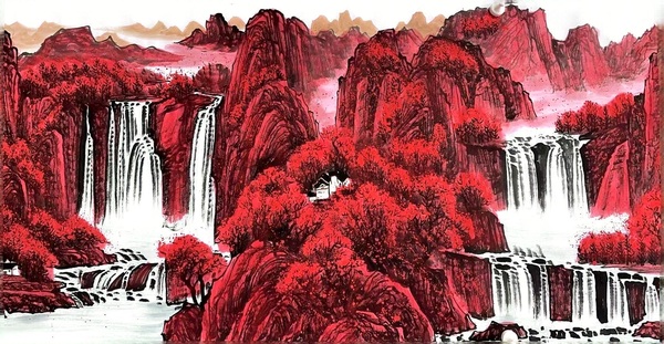 古玩字畫柳真卿萬山紅遍拍賣,當前價格280000元