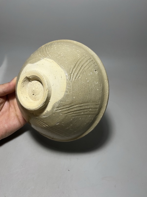 古玩陶瓷北宋青釉刻花撇口碗拍賣,當前價格0元