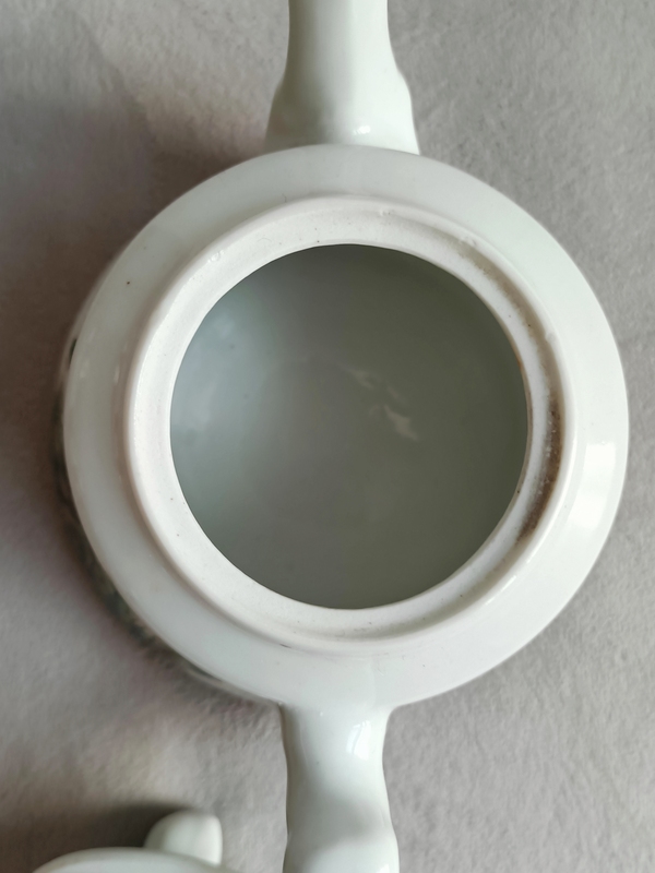 古玩陶瓷粉彩花鳥花卉紋茶壺拍賣，當前價格533元