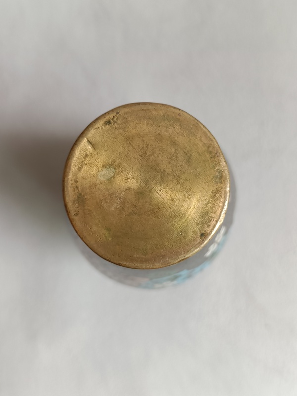 古玩雜項景泰藍銅瓶拍賣，當前價格1680元