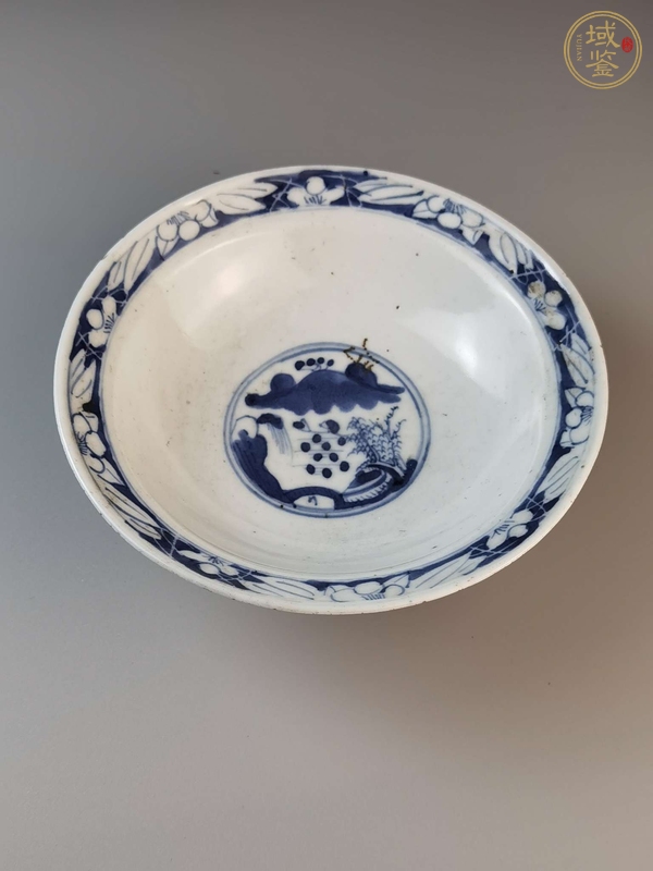 古玩陶瓷三星高照?qǐng)D青花碗真品鑒賞圖