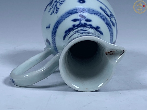 古玩陶瓷青花山水人物紋花澆,注意品相拍賣,當前價格5398元