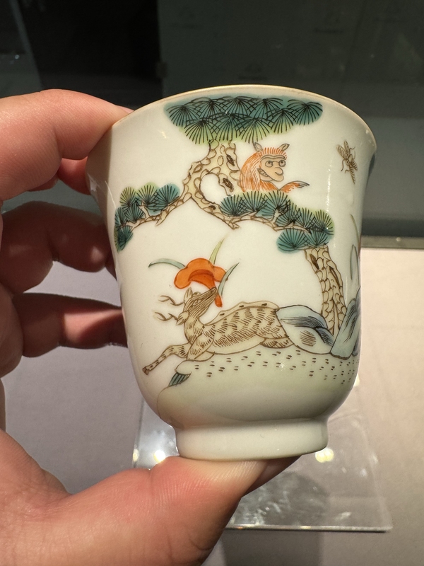 古玩陶瓷粉彩杯拍賣，當(dāng)前價(jià)格5800元