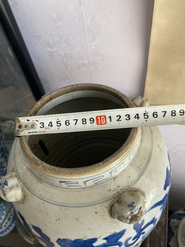 古玩陶瓷青花夔龍紋將軍罐拍賣(mài),當(dāng)前價(jià)格9600元