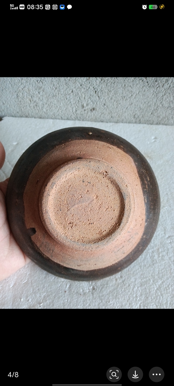 古玩陶瓷吉州窯系褐釉碗拍賣，當(dāng)前價(jià)格200元