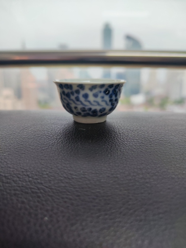 古玩陶瓷青花小杯拍賣，當(dāng)前價(jià)格800元