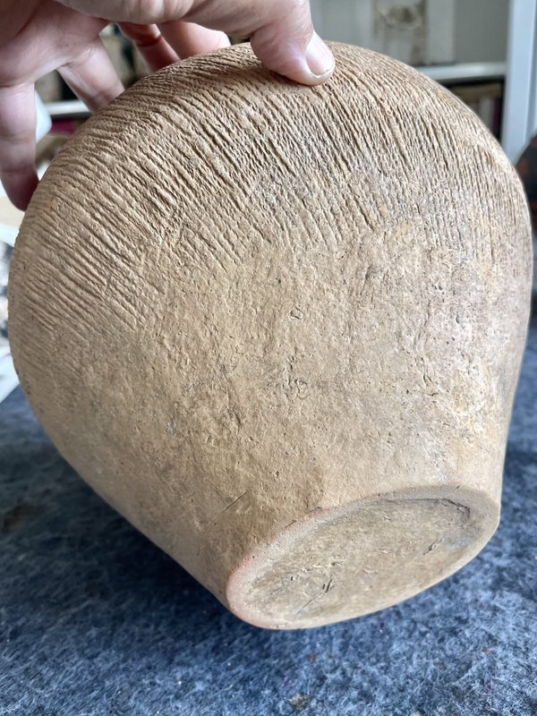 古玩陶瓷古陶菜園文化紅柳紋陶壺拍賣，當前價格1600元