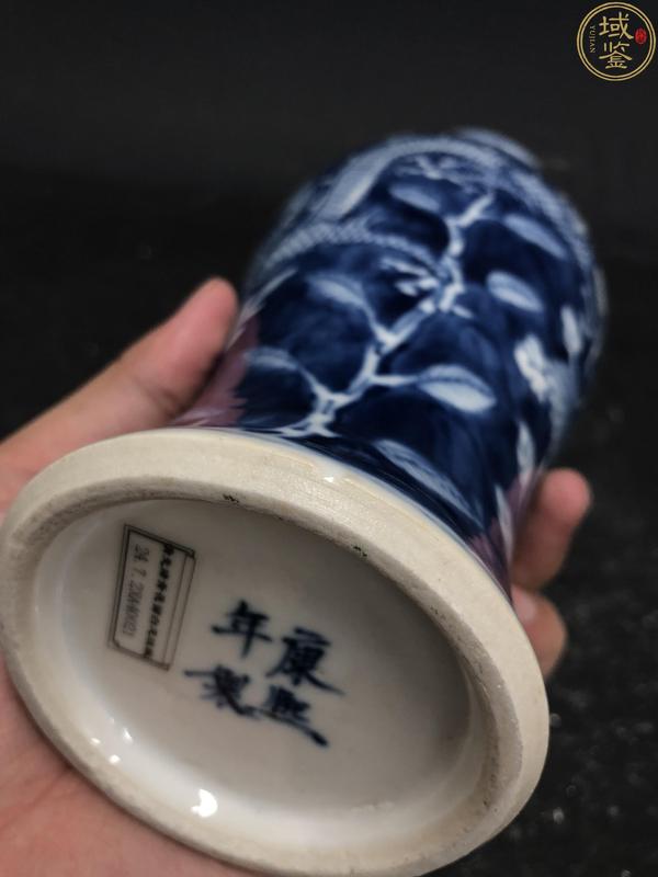 古玩陶瓷青花龍穿花賞瓶拍賣,當前價格3980元