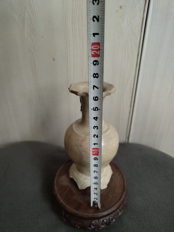 古玩陶瓷青白釉花口瓶拍賣,當前價格1600元