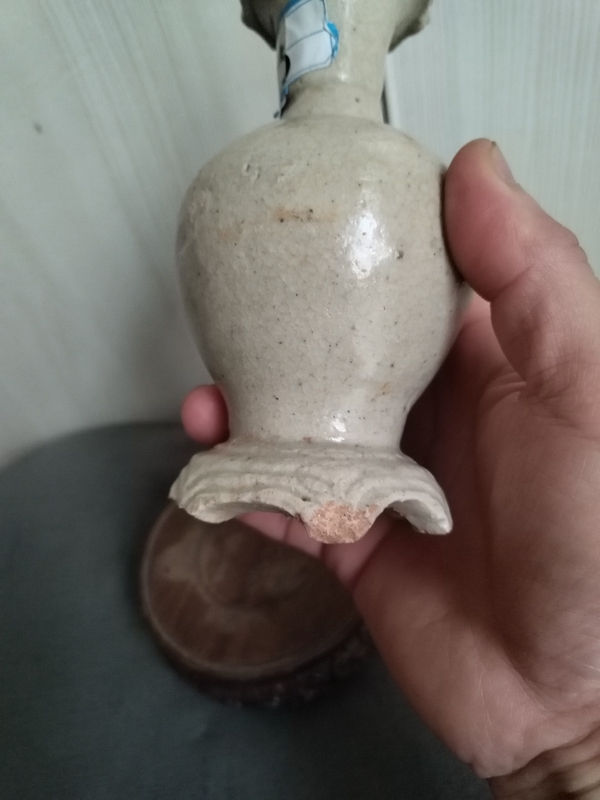 古玩陶瓷青白釉花口瓶拍賣,當前價格1600元